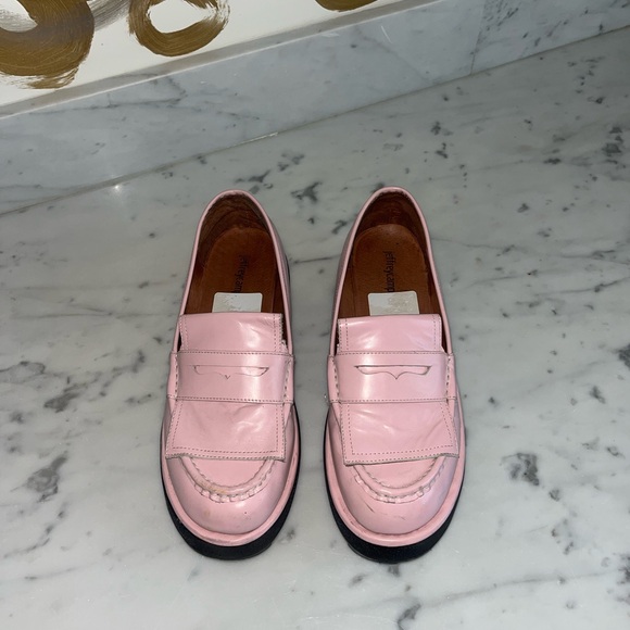 Jeffrey Campbell Pink Platform Penny Loafers - Picture 6 of 6